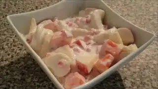 Sweet Fruit Dahi Chaat Recipe - Healthy Chaat Recipe
