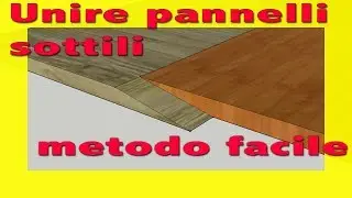 how to join panels of small thickness