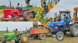 Mahindra 575/Powertrac EURO_50/JohnDeere 5050_D| 3DX JCB Loading Trolley