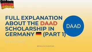 DAAD Scholarship Explained | How to Study in Germany for Free (Part 1)