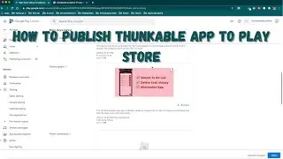 How to Publish Thunkable App to Play Store
