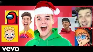 Youtubers sing jingle bell rock ( recreation from my last one and 500 subs special