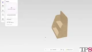 Making custom dimension stage counter display box on TPS X9-2516 digital cutter