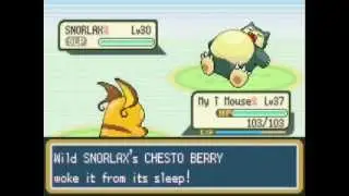 Pokemon Fire Red Ep 23-Get The Hell Out The Way Snorlax