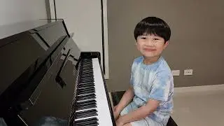 Exercise 1A - (i) A flying leap (Right hand) - AMEB Piano Technical Work Level 1