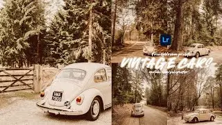 How To Edit Vintage Photos | Vintage Car Preset | Vintage Presets | Lightroom Presets Free DNG |