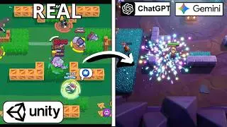 ChatGPT and Gemini create BRAWL STARS in Unity from SCRATCH (Challenge 2026)
