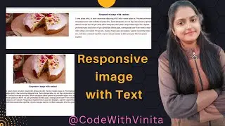 Using CSS Grid|Responsive image with text section|Grid layout|row & column|