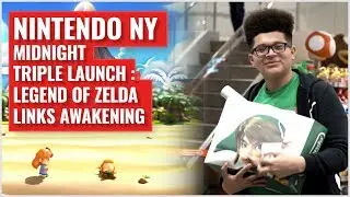 Nintendo NY Midnight Triple Launch 2019 | The Legend of Zelda Link's Awakening