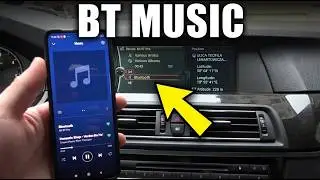 How to Play Music from Smartphone via Bluetooth in BMW Series 5 F10/F11 ( 2010 – 2017 )