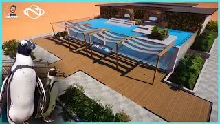 Building An Aquatic Paradise In Planet Zoo | African Penguin Habitat & Plaza