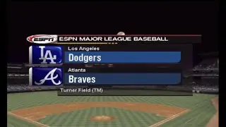 ESPN MLB 2K4 | Los Angeles Dodgers vs Atlanta Braves | NLCS Game 1