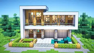 The Perfect Modern House with a Garage (Step-by-step)