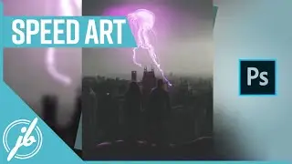 JELLYFISH RISING | PHOTOSHOP SPEED ART