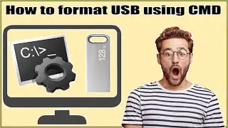 How To Format USB/Card Using CMD On Windows 7/11/10/8 To Remove Viruses Force Format USB/Memory Card