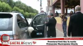 Premierul Emil Boc la nunta Primarului Muncipiului Gherla