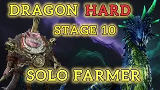 Dragon hard stage 10 SOLO Farmer / Raid Shadow Legends