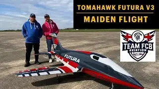 Tomahawk Futura v3 with Kingtech 320 Turbine! - Maiden Flight - Team FCB Aviation