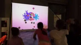 Proteolisys interactive installation. Live systems museum.