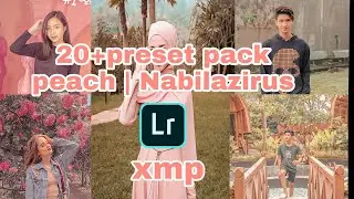 FREE 20+ PRESET PACK PEACH ALA NABILAZIRUS DI MOBILE LIGHTROOM