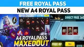 🤯 A4 ROYAL PASS 1 To 100 RP Max | A4 ROYAL PASS PUBG MOBILE😱 Bgmi New Royal Pass | Bgmi New Update