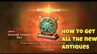 Sea of conquest :  Antiques are now live in all servers