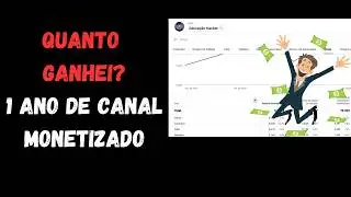 1 YEAR MONETIZED, HOW MUCH DID I RECEIVE FROM YOUTUBE? When does a small YouTube channel earn money?