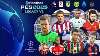 PES 2025 LEGACY V2 | Option File PES 2021 actualizado al 2024-2025 || Tutorial PS4 - PS5 - PC