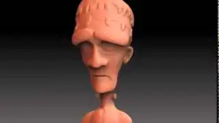Zbrush Sculpt - Cartoon Frankenstein