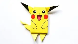 Pikachu. Origami pokemon