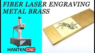 100W fiber laser marking machine for engraving brass