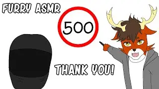 [Furry ASMR] Petting, Kissing, affirmations, Good Boy and triggers [500 Sub Special]