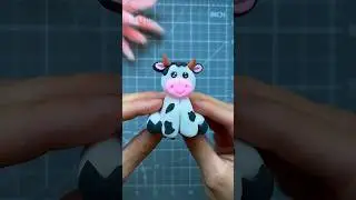 Cow🐄…#shorts #cow #clay #art