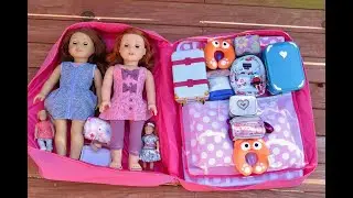 How To Travel With An American Girl Doll - One Night Hotel Vacation Stay!!