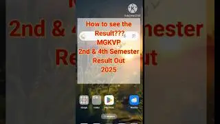 MGKVP Result 2025 Kaise Dekhe | MGKVP 2nd Semester Result Check Kaise Kare | MGKVP Result 2025