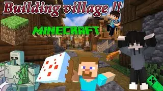 Minecraft Live Building Village 😎 #minecraft  #minecraftlive