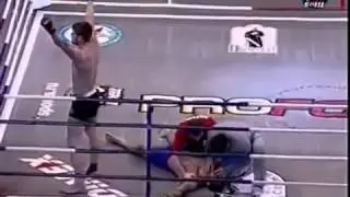 Культурный Славянин побеждает азера  Жестокий нокаут
