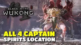 Black Myth Wukong - Where to Find All 4 Captain Spirits (Chapter 3) Location Guide