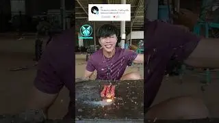 ลูกชิ้น 🍡 ช๊อต ⚡ อ้ากอาก 🤣#ไส้กรอกแดง