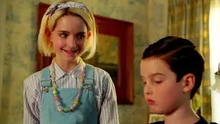 Young sheldon behaves like an old man with Paige