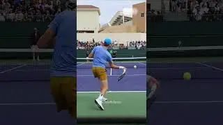 Forehand Compilation - Jannik Sinner Slow Motion Back View 1 