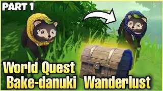 Bake-Danuki Wanderlust Limited Time World Quest Quick Guide Part 1 - Genshin impact