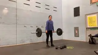 Barbell, dumbbell or band conventional deadlift exercise