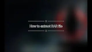 How to extract RAR file on mac