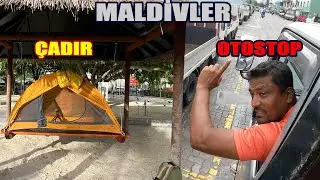 Maldivler'de Fırtına Ada'da Mahsur Kaldım Sokakta Yattım - Gecekondu Adasını Gezdim/338