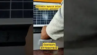 portable solar inverter project 