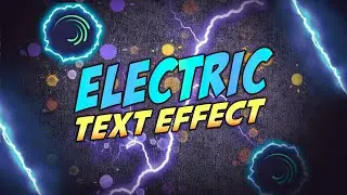 Electric & Glowing Text Preset In Alight Motion |Sabar Text Preset Pack Download| 3D Sabar Text pack