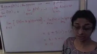 Computing limits using limits laws - a few examples