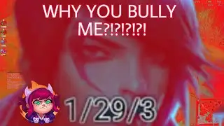 WHY YOU BULLY ME!?!?!?!?! LEAGUE OF LEGENDS  #shorts