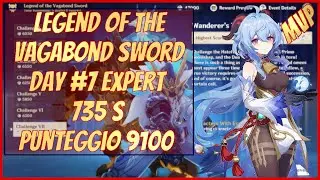 Evento Legend of the Vagabond Sword Day 7 - Solo Expert 9100 punti - Genshin Impact Ita
